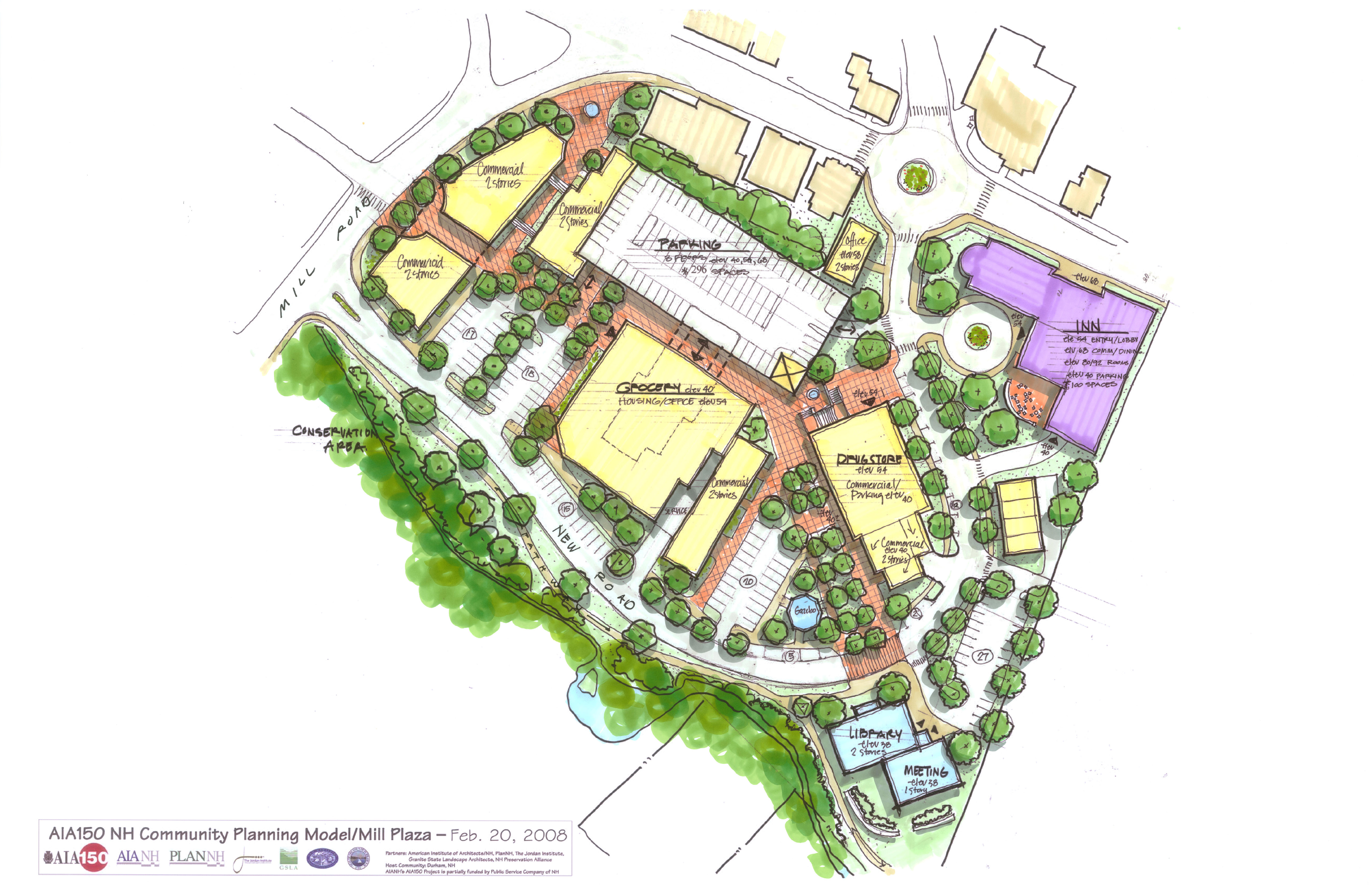 Mill Plaza Study 2008 The Town of Durham New Hampshire