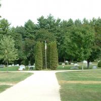 view of cemetery entrance c2004