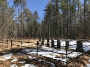 The cemetery at Doe Farm