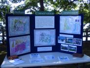 Display board natural resource maps Durham NH 2009