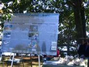 Display on oyster restoration work by The Nature Conservancy TNC 2009