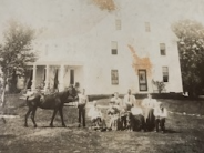 Photo Durham Historic Association  Photo ca. 1890’s Bickford-Chesley House from door yard.