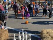 Participants at our Annual Downtown Trick or Treat event