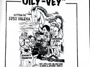 Oily-Vey musical comedy program cover September 2001, Durham NH