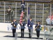 Durham Police Honor Guard at the Whittemore Center