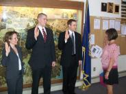 Swearing in: Off. Glowacki, Off. Lavoie and Off. Donley