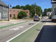 sharrow street marking bicycle symbol Durham NH