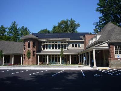 Durham NH public library solar array