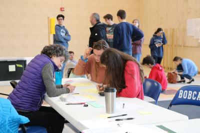 Town of Durham NH - Same day voter registration at the Durham polls.