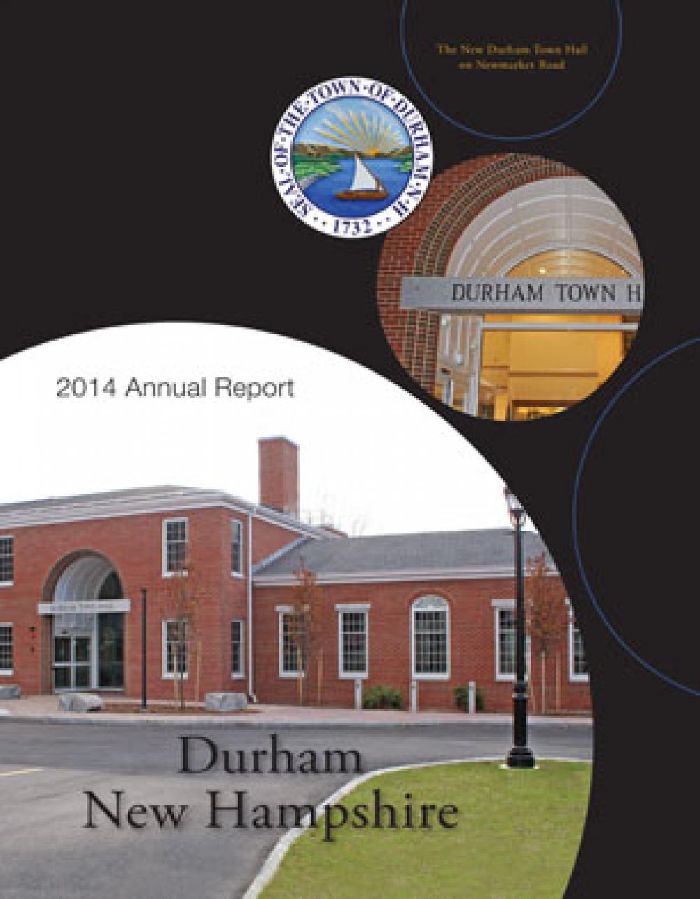 2014 Town Report The Town of Durham New Hampshire