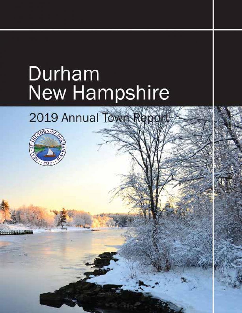 2019 Durham Town Report The Town of Durham New Hampshire