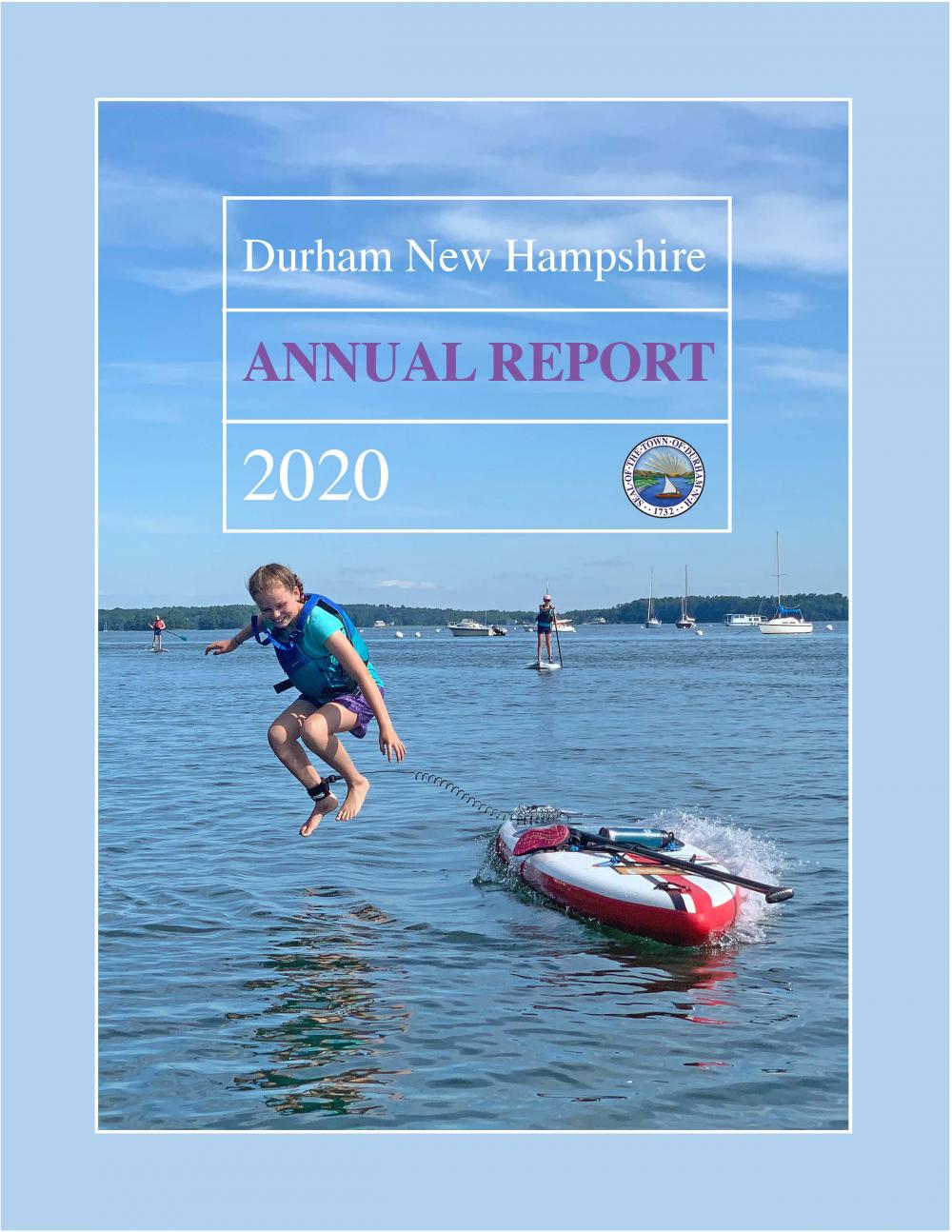 2020 Durham Town Report The Town of Durham New Hampshire