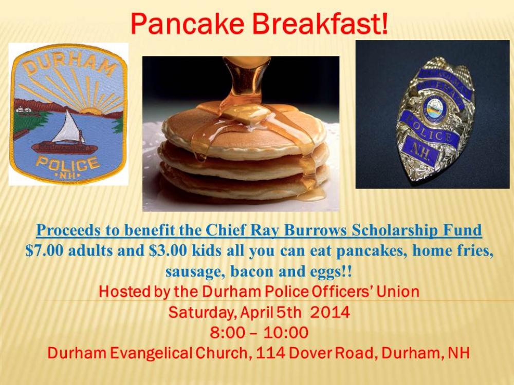 Pancake Breakfast The Town of Durham New Hampshire